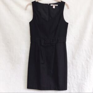 Forever 21 Black Bow Tie Cinched Sleeveless Dress